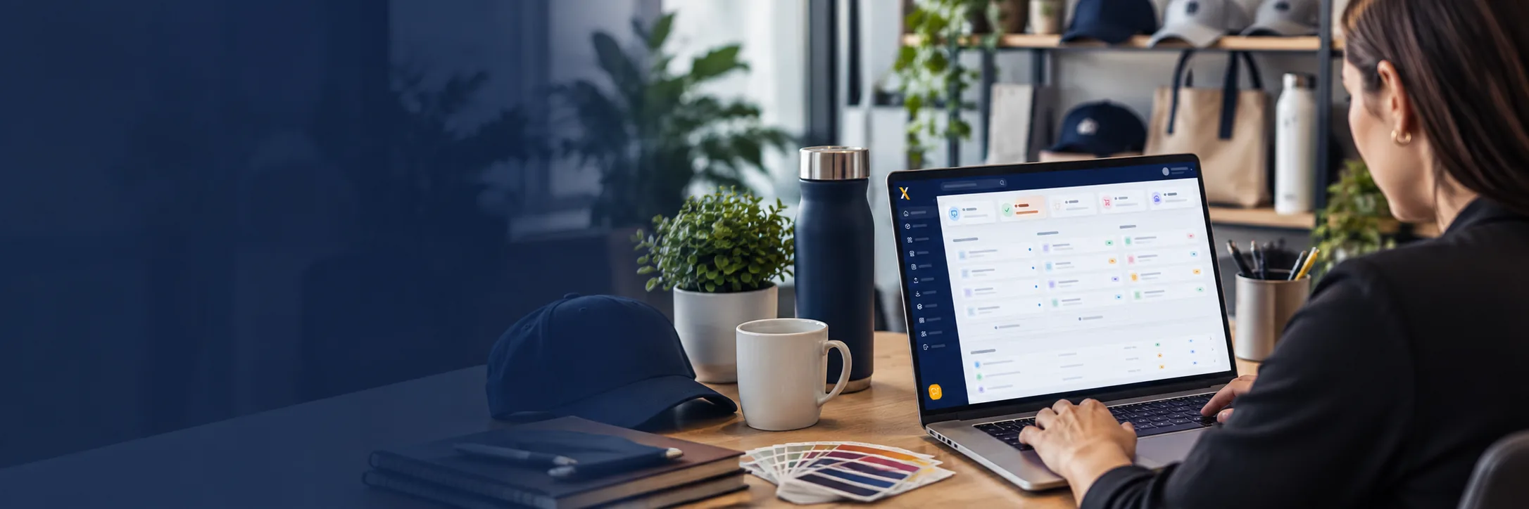 Xada product workspace in use